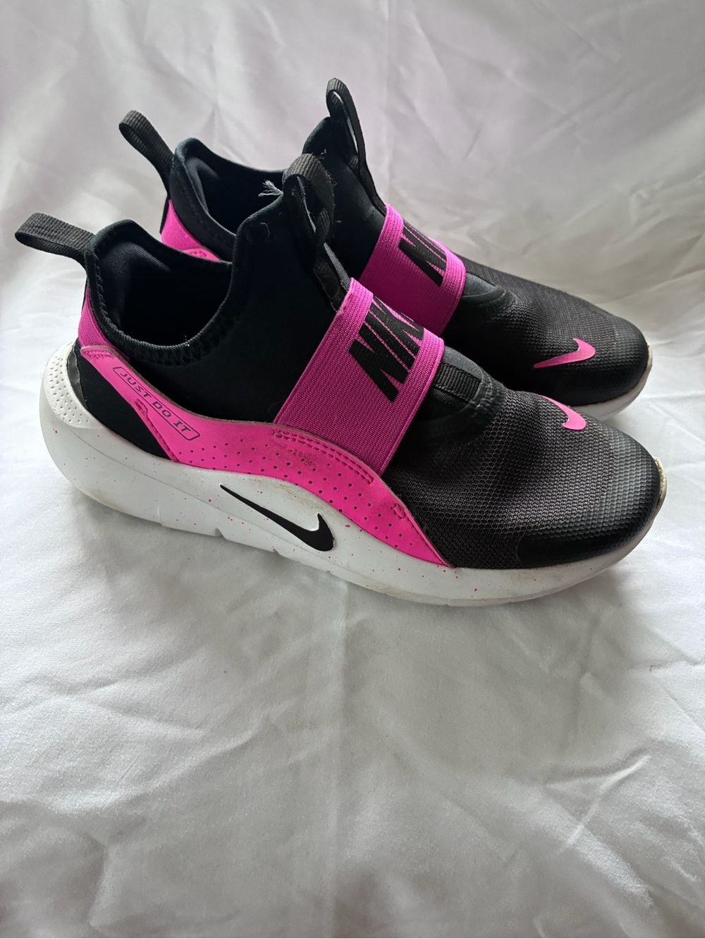 Nike Flex Runner 4 Kids Slip-On pink/black